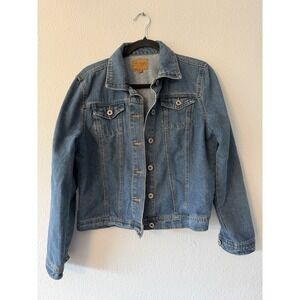 The Republic for All Denim Jeans Jacket M Basic Trucker Dark Blue